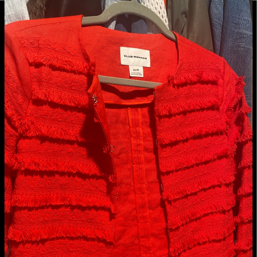 Red Club Monaco Jacket